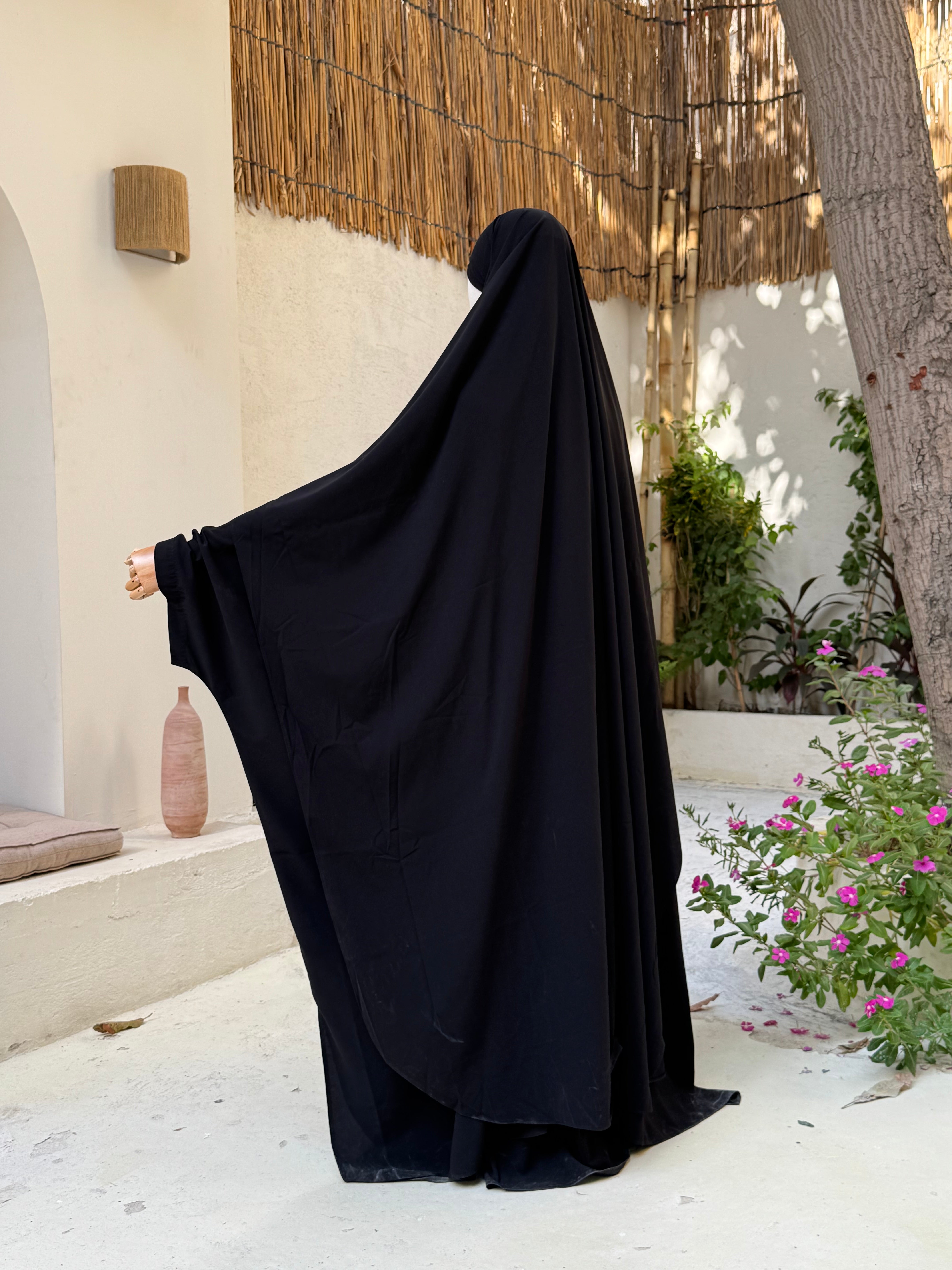 Big Khimar Iffat Noir