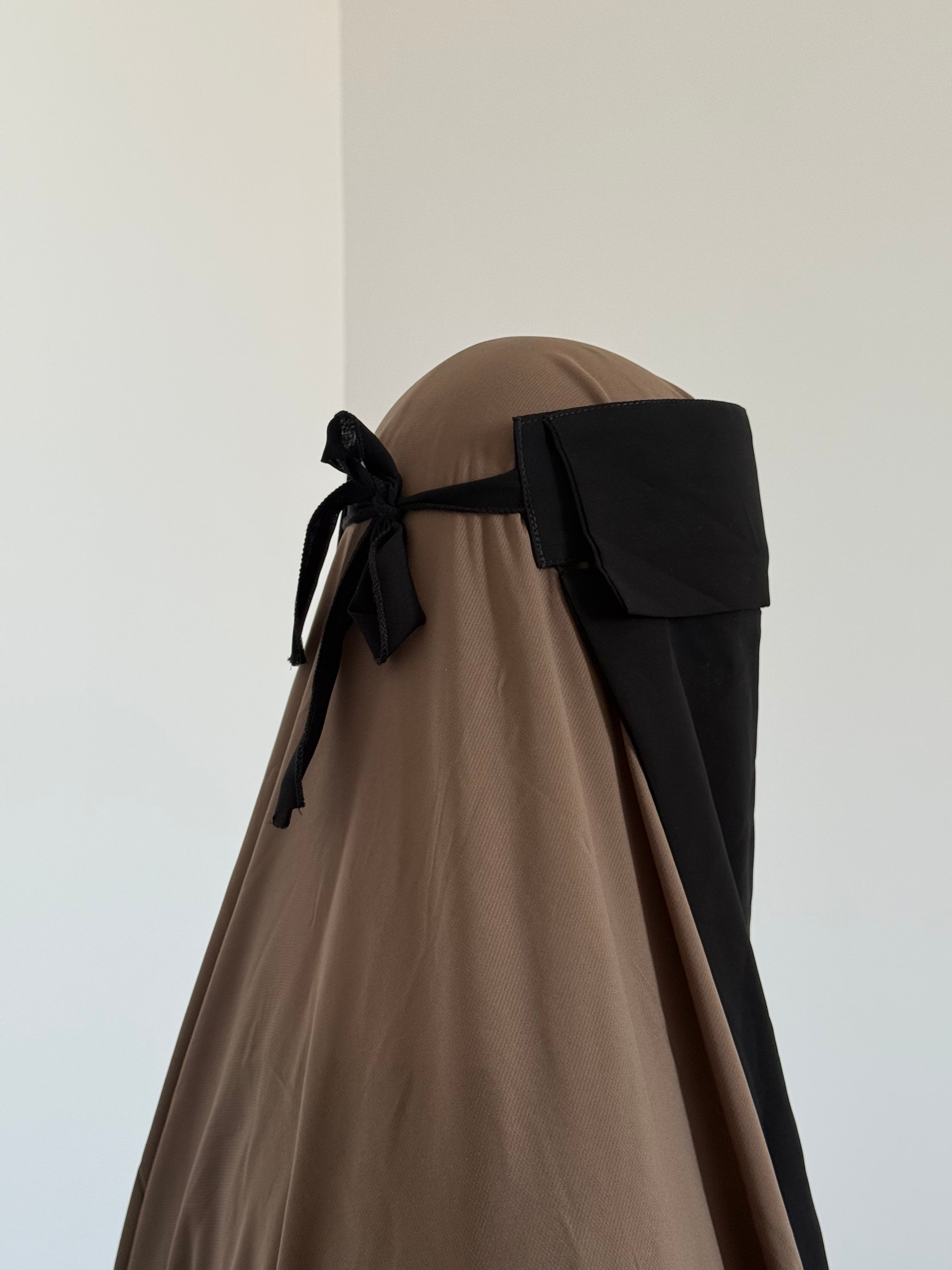 Niqab Saudi Cap - Long