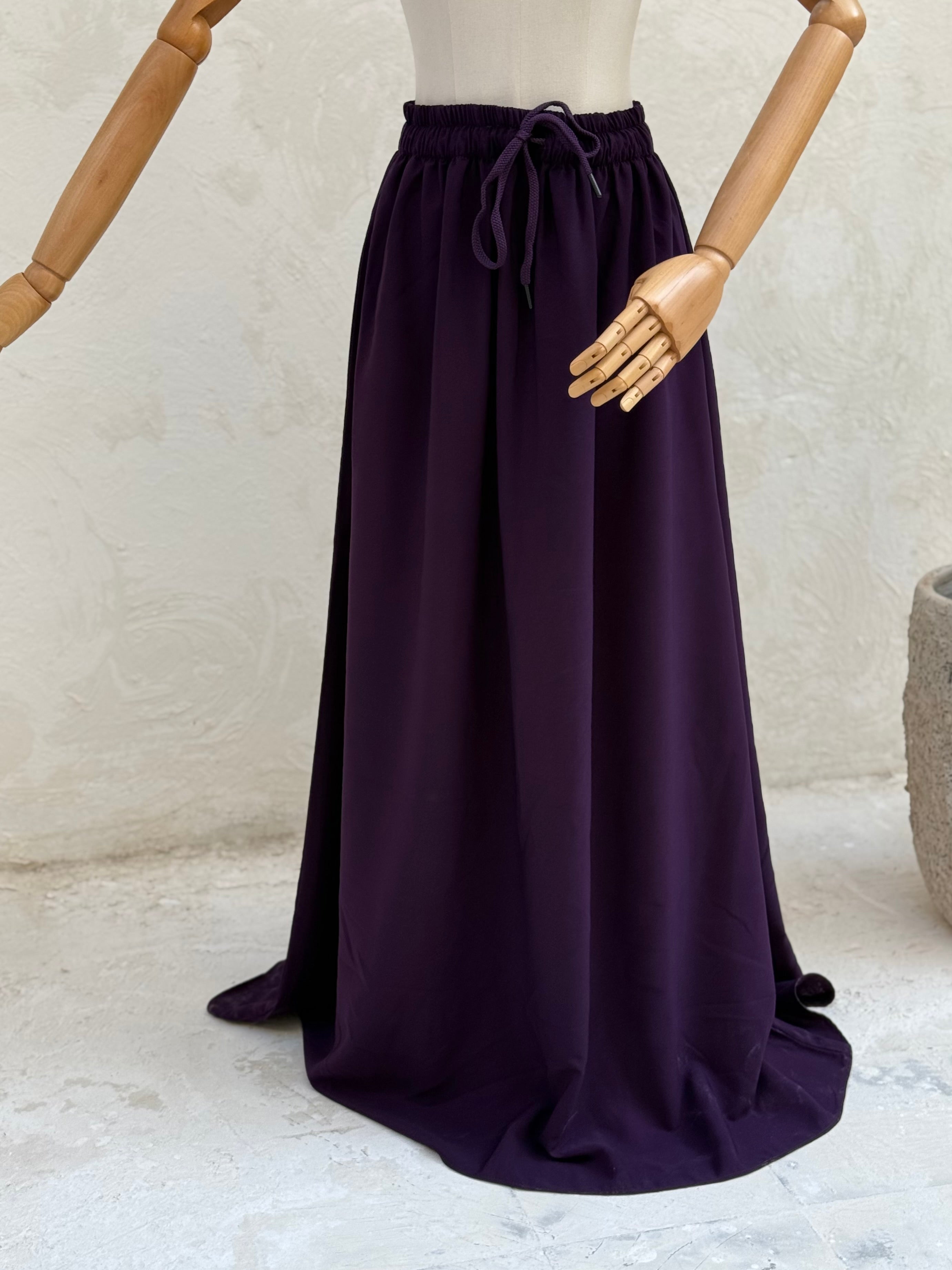 Jilbab Dayiri Aubergine