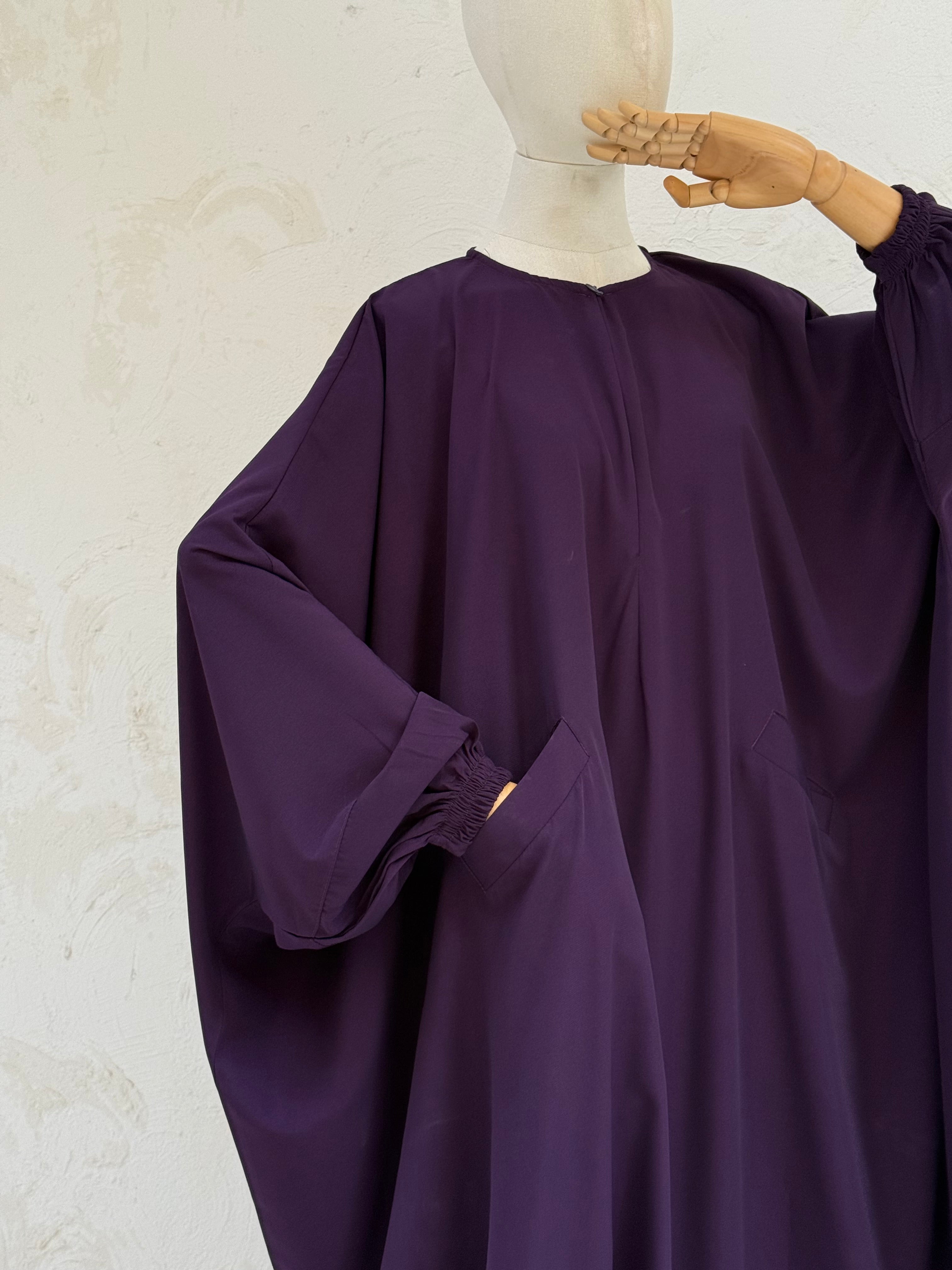 Abaya Yawmi Aubergine