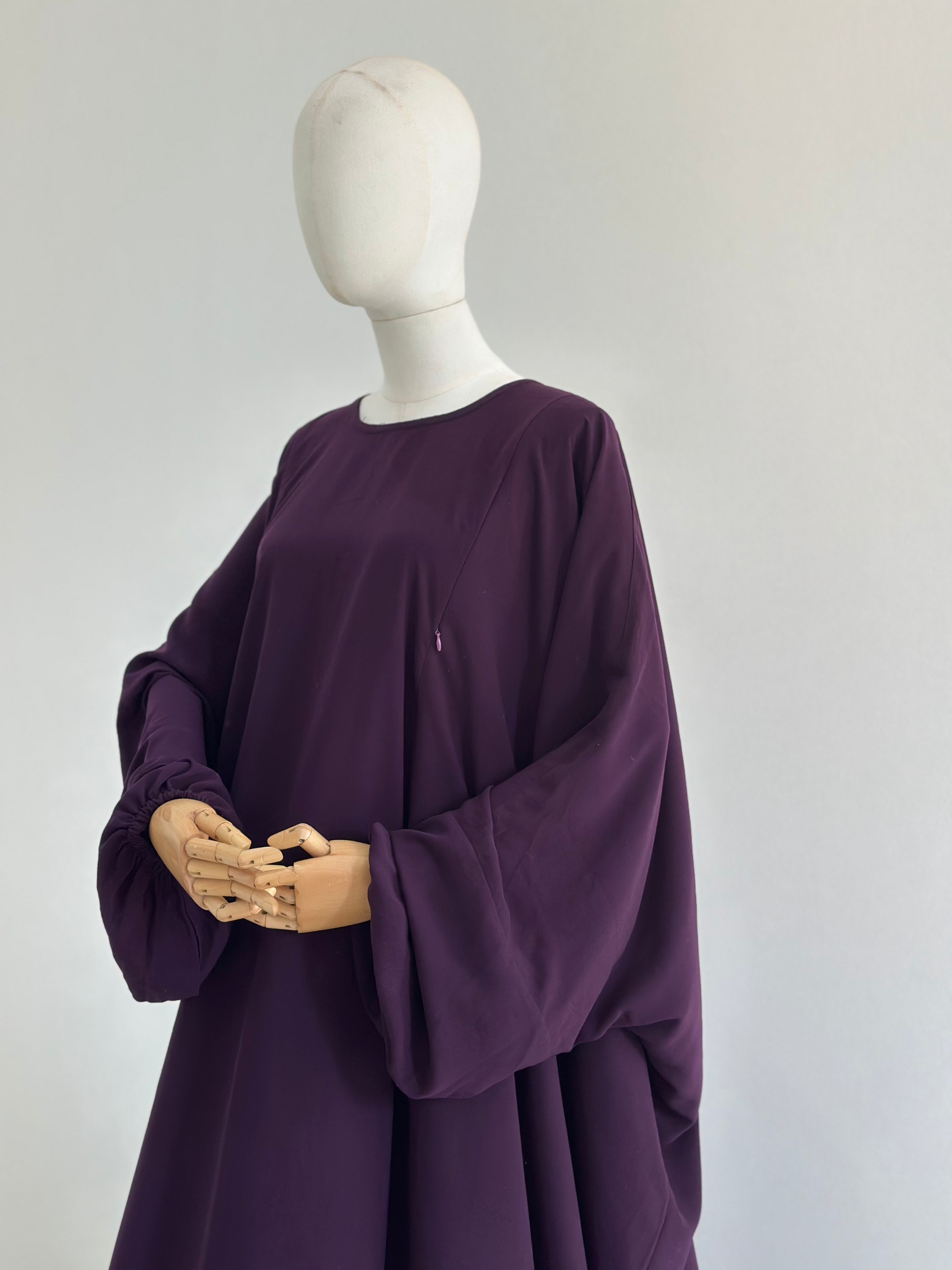 Abaya Umumah Aubergine