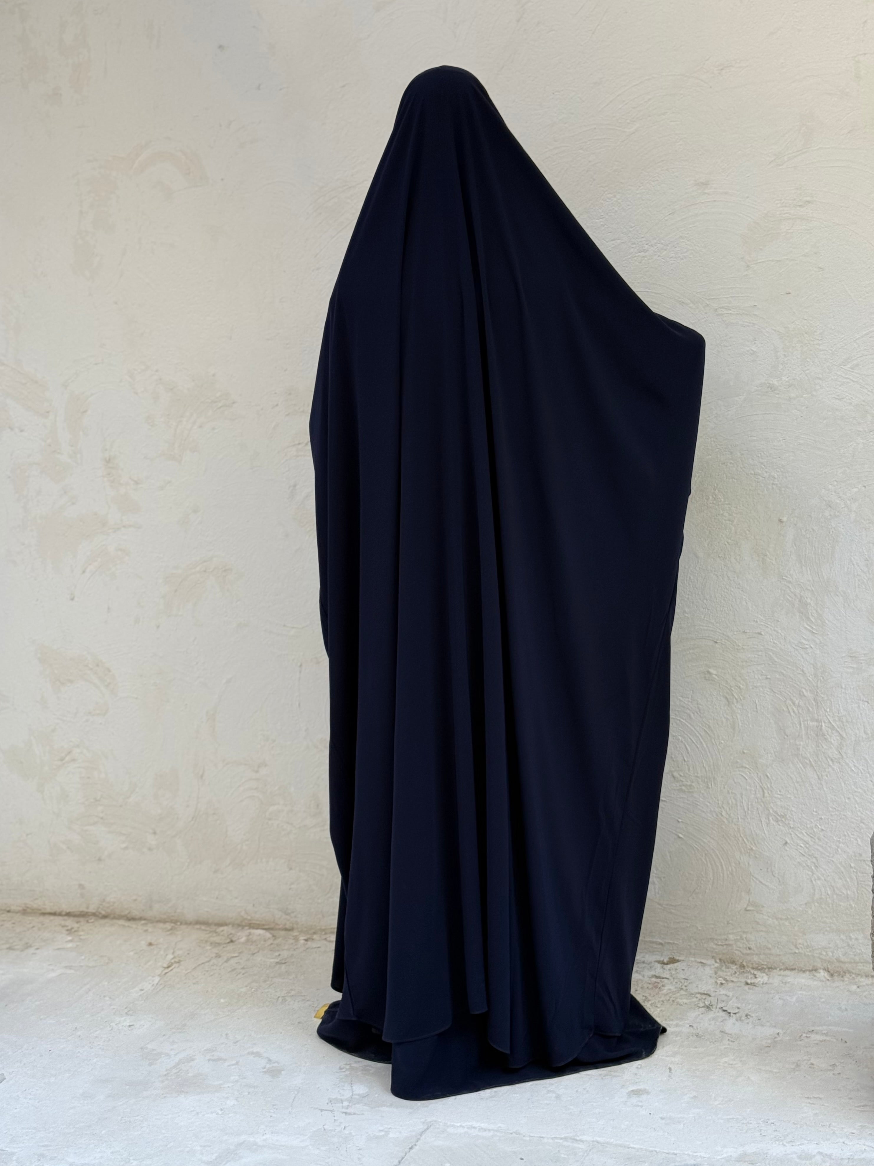 Jilbab Dayiri Bleu Marine